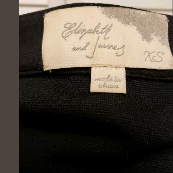 SOLD! ELIZABETH AND JAMES Black Minidress - Picture 7 of 8